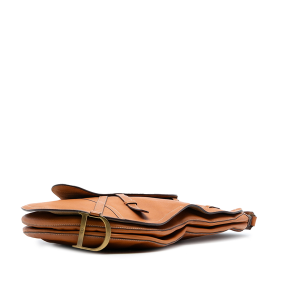 Pre-Loved Dior Leather Baudrier Saddle Bag - Picture 3 of 7
